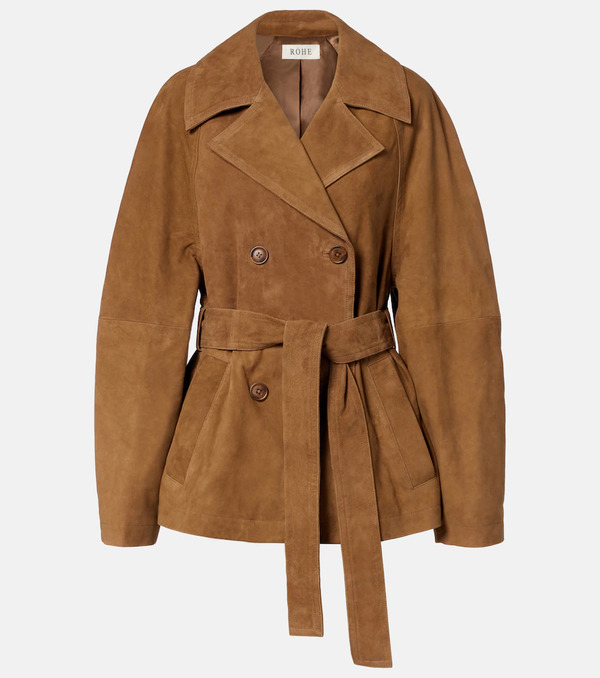  Rohe Rohe Belted Suede Jacket 