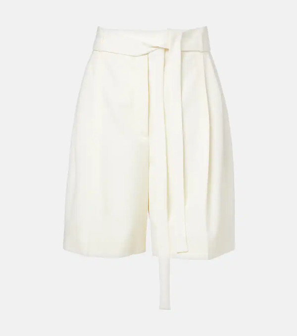  Rohe Rohe Belted Virgin Wool Bermuda Shorts 