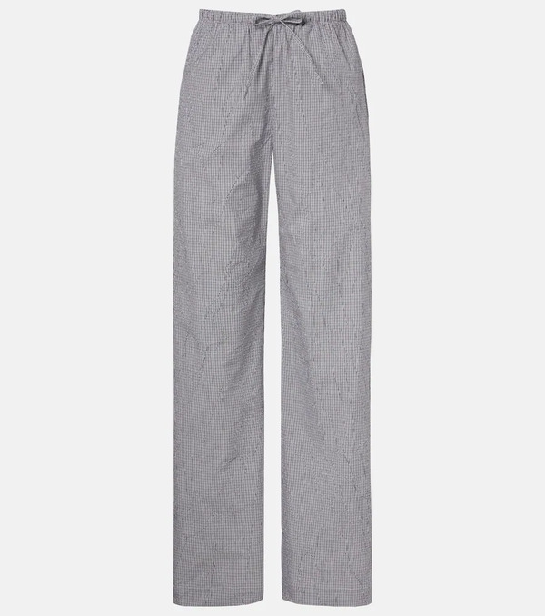  Rohe Rohe Checked Cotton-blend Pajama Pants 