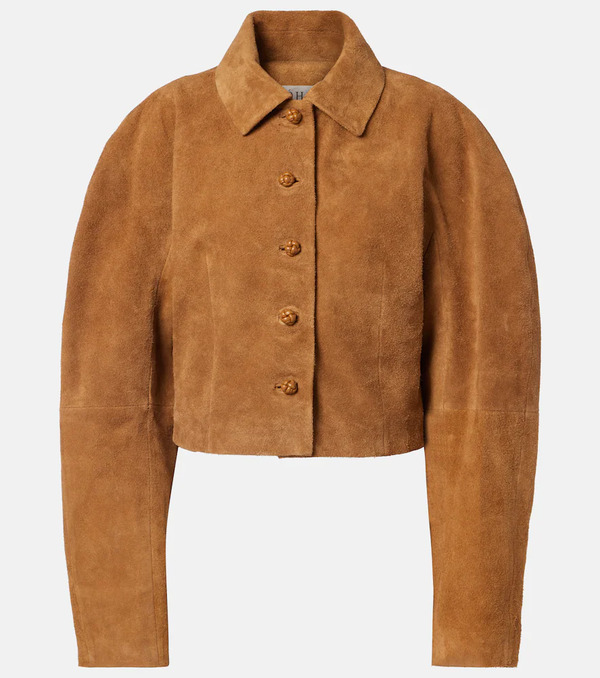 Rohe Rohe Cropped Suede Jacket 