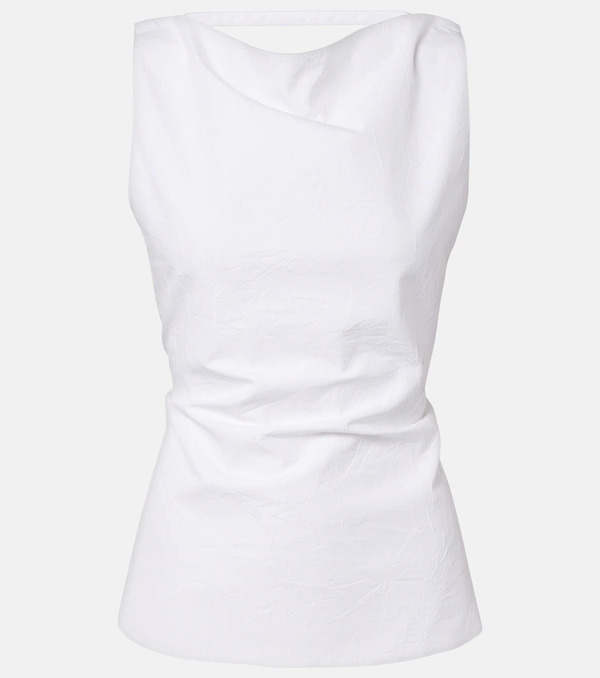  Rohe Rohe Draped Cotton-blend Top 