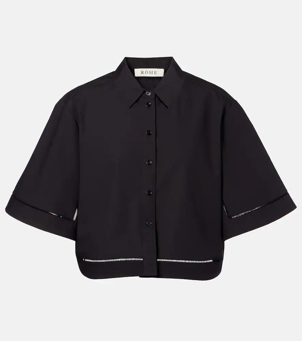  Rohe Rohe Embroidered Cotton Poplin Shirt 