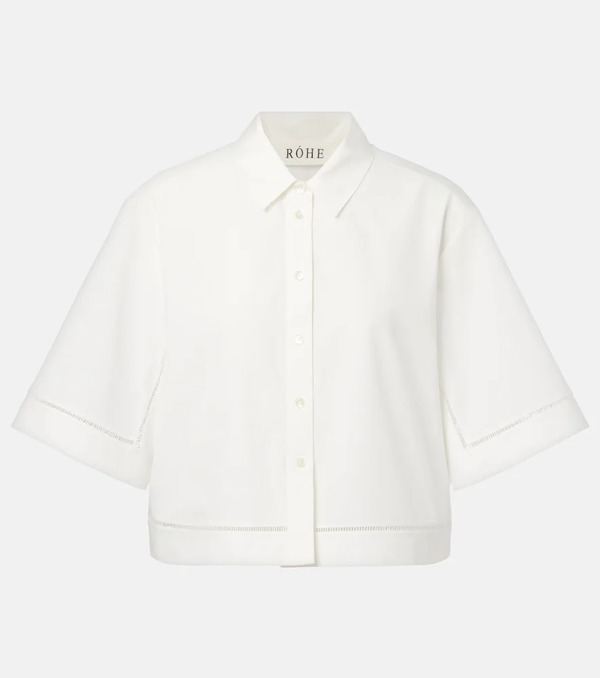  Rohe Rohe Embroidered Cotton Poplin Shirt 