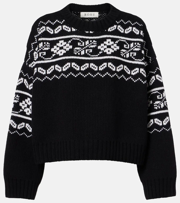  Rohe Rohe Fair Isle Wool Sweater 