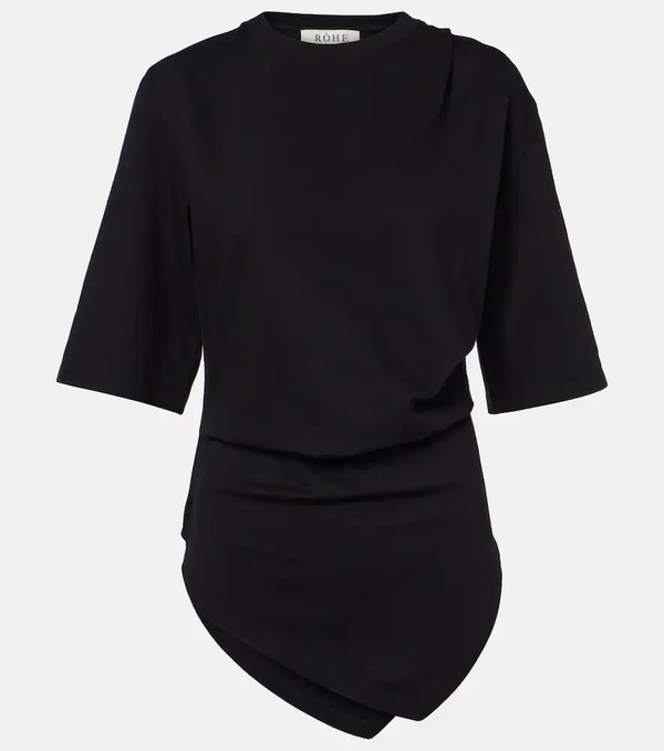  Rohe Rohe Gathered Cotton T-shirt 
