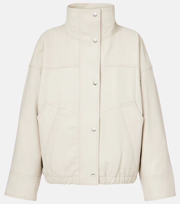  Rohe Rohe Leather Bomber Jacket 