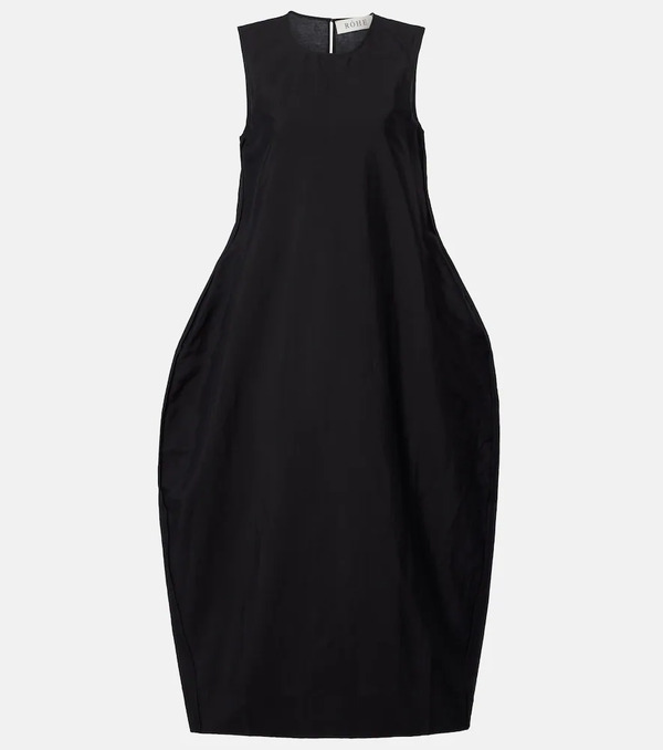  Rohe Rohe Linen And Silk-blend Midi Dress 