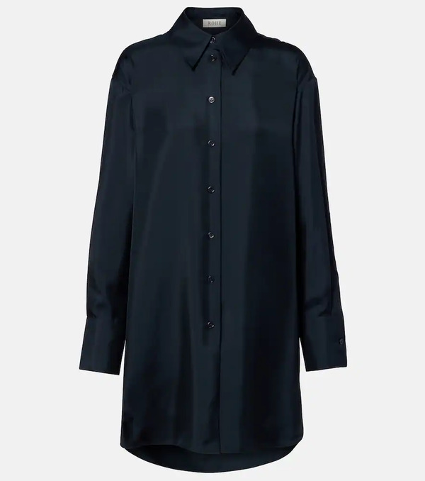  Rohe Rohe Oversized Silk Satin Shirt 