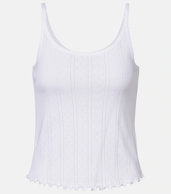  Rohe Rohe Pointelle Cotton Tank Top 