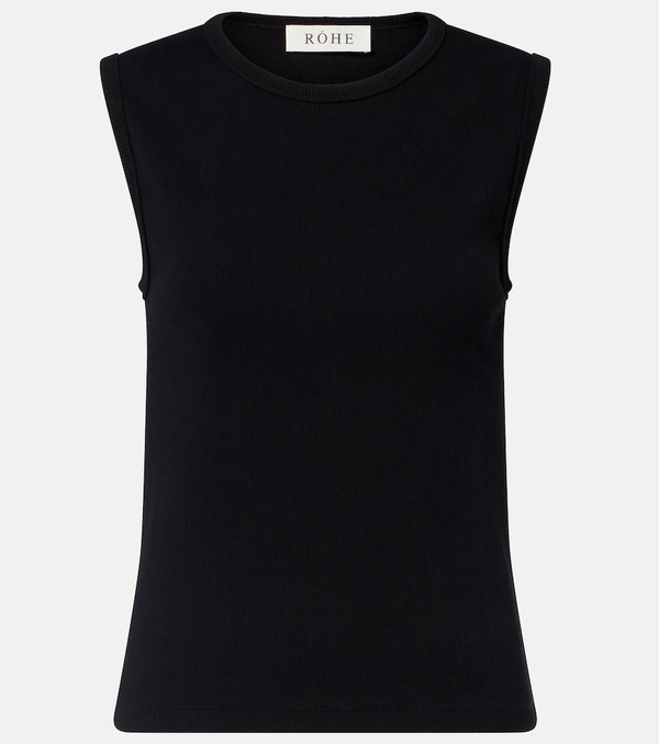  Rohe Rohe Ribbed-knit Cotton-blend Tank Top 
