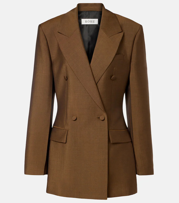  Rohe Rohe Virgin Wool And Mohair Blazer 
