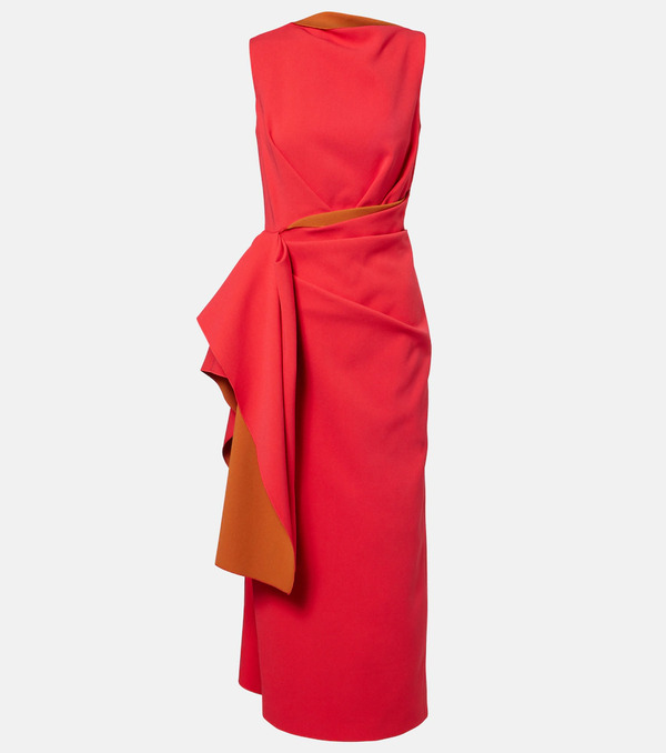  Roksanda Roksanda Calatrava Crepe Midi Dress 