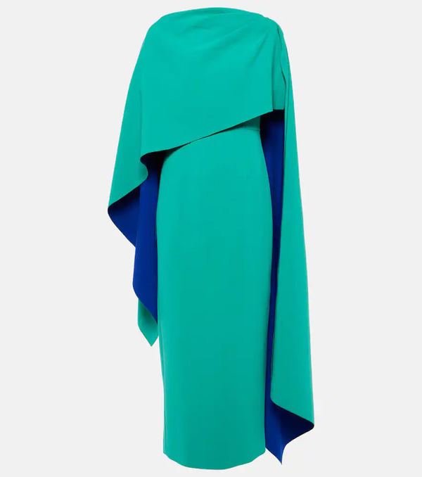  Roksanda Roksanda Demetria Caped Crepe Gown 