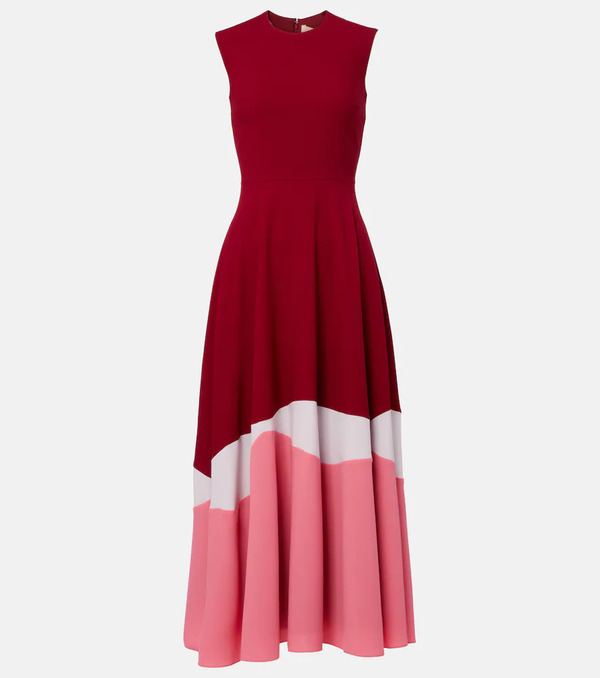  Roksanda Roksanda Gradient Crepe Cocktail Dress 