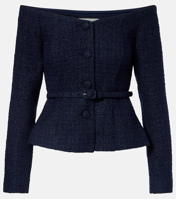  Roland Mouret Roland Mouret Off-shoulder Boucle Top 
