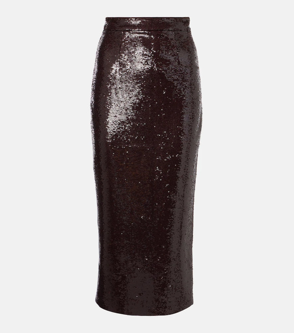  Roland Mouret Roland Mouret Sequined Midi Skirt 