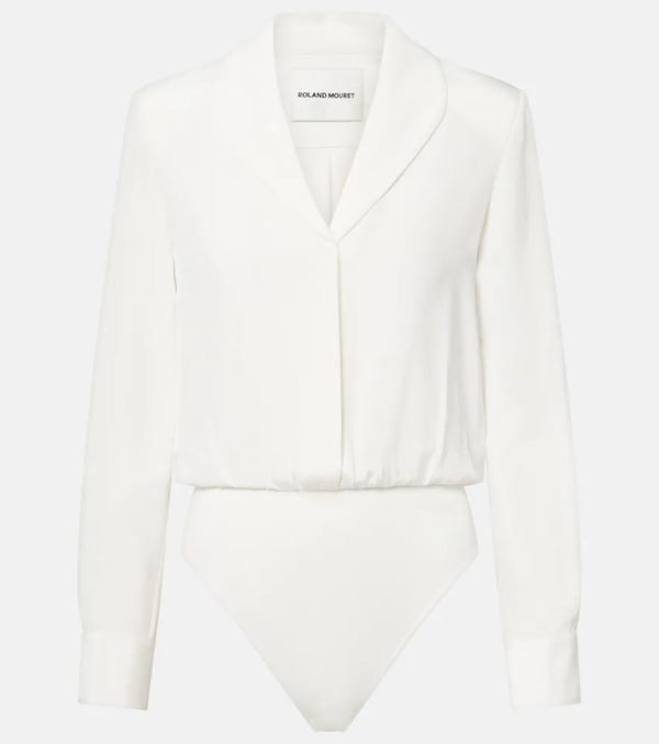  Roland Mouret Roland Mouret Silk Satin Bodysuit 
