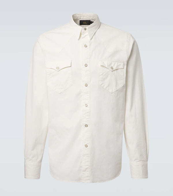  Rrl Rrl Buffalo West Denim Shirt 