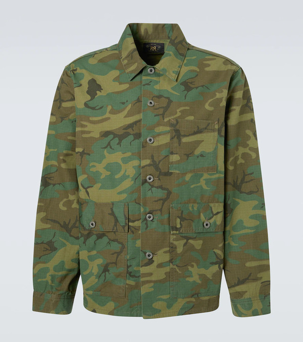  Rrl Rrl Camouflage Cotton Overshirt 