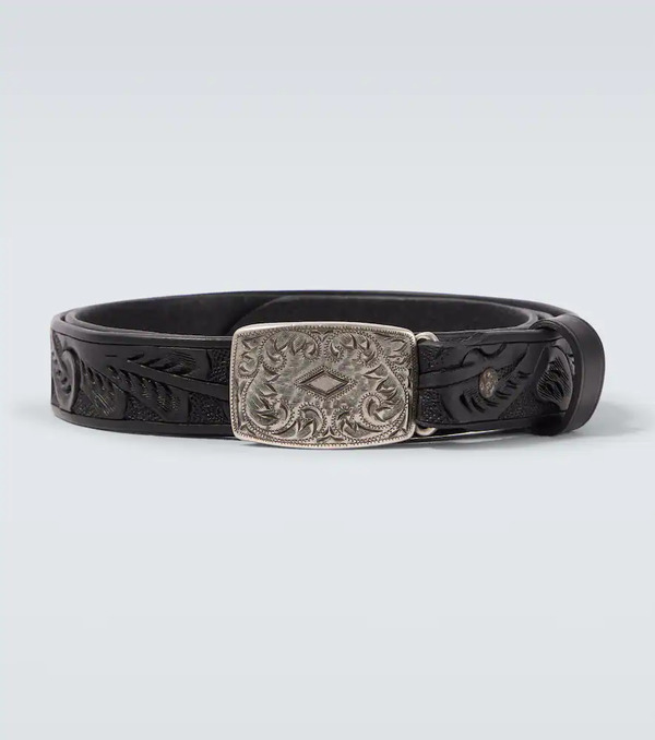  Rrl Rrl Coleman Leather Belt 