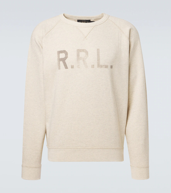  Rrl Rrl Logo Cotton-blend Sweatshirt 