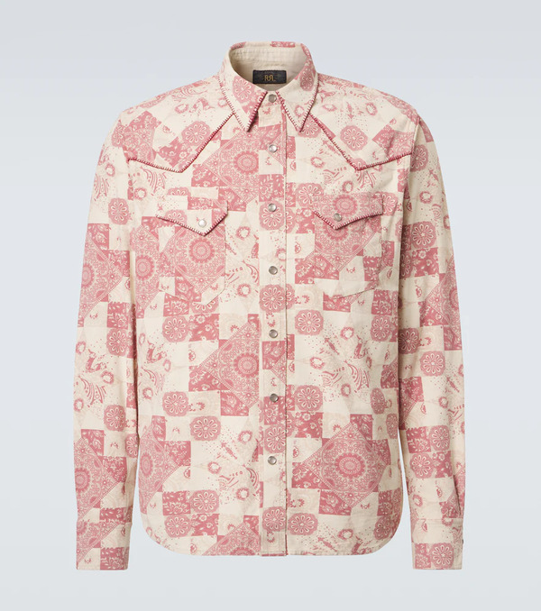  Rrl Rrl Printed Cotton Shirt 