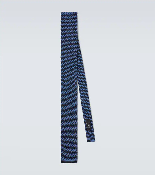  Rubinacci Rubinacci Knitted Silk Tie 