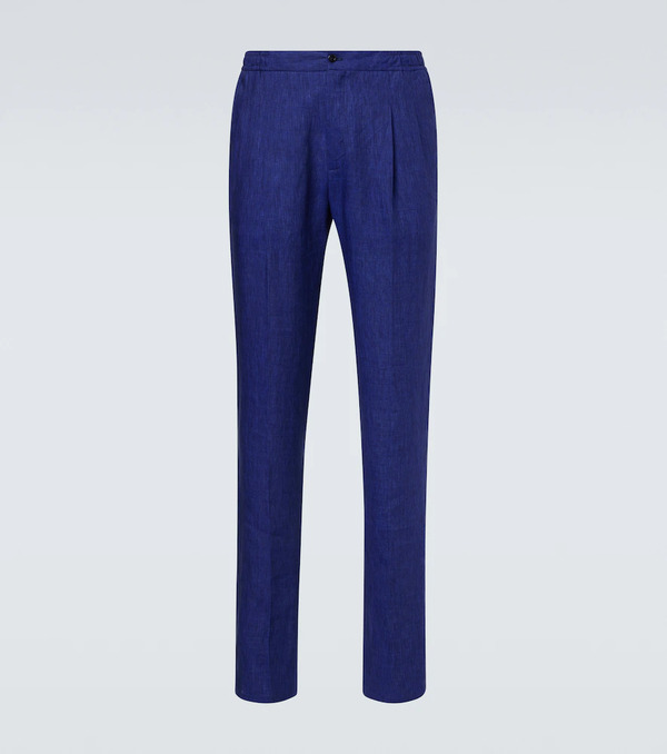  Rubinacci Rubinacci Linen Tapered Pants 