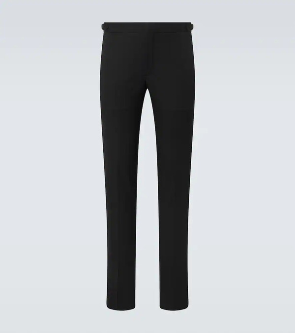  Rubinacci Rubinacci Luca Wool Tuxedo Pants 