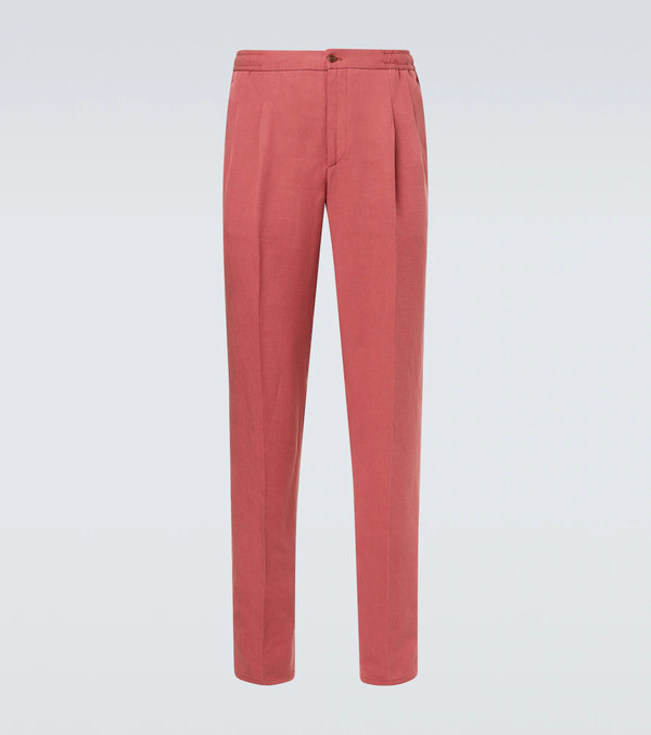  Rubinacci Rubinacci Pleated Tapered Pants 