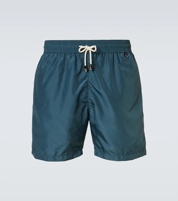  Rubinacci Rubinacci Satin Swim Trunks 