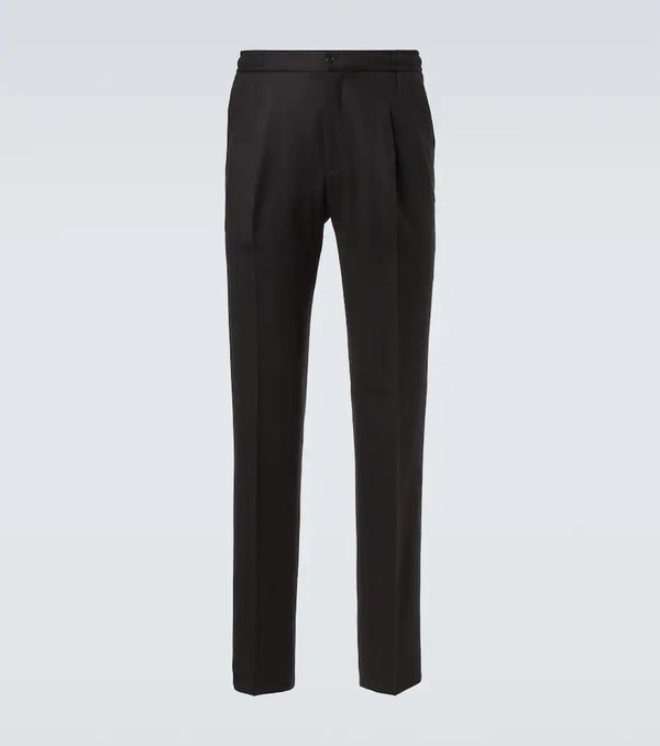  Rubinacci Rubinacci Virgin Wool Flannel Tapered Pants 