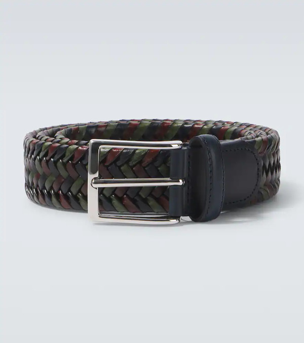 Rubinacci Rubinacci Woven Leather Belt 
