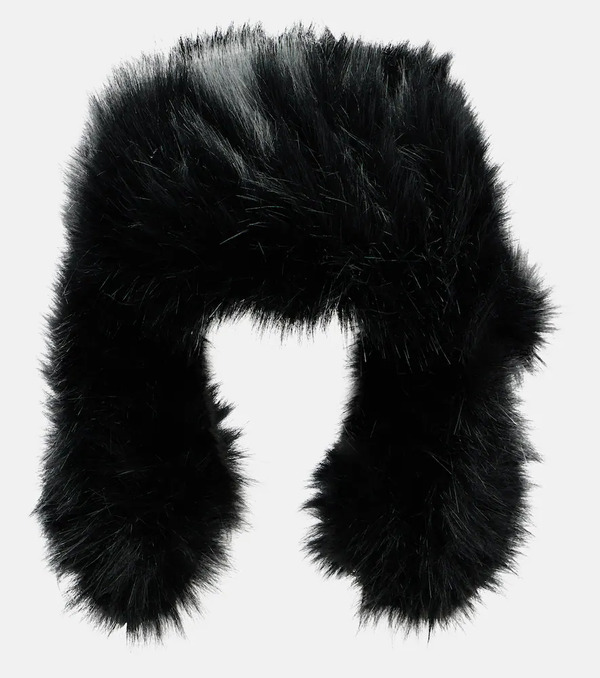  Ruslan Baginskiy Ruslan Baginskiy Cotton-trimmed Aviator Hat 