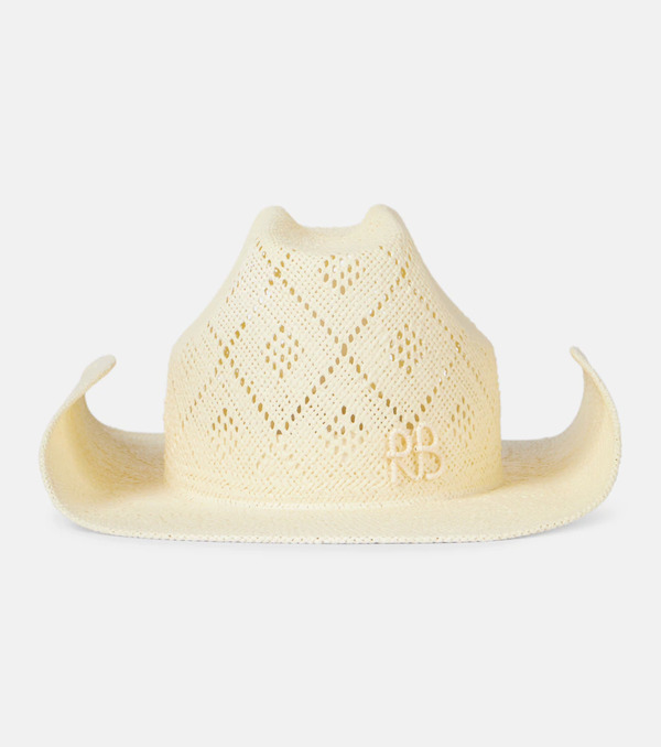  Ruslan Baginskiy Ruslan Baginskiy Logo Straw Boater Hat 