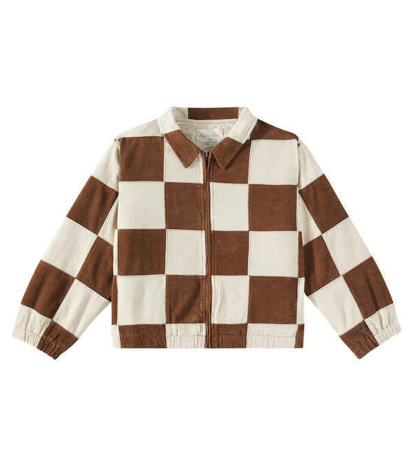  Rylee + Cru Rylee + Cru Checked Cotton Jacket 