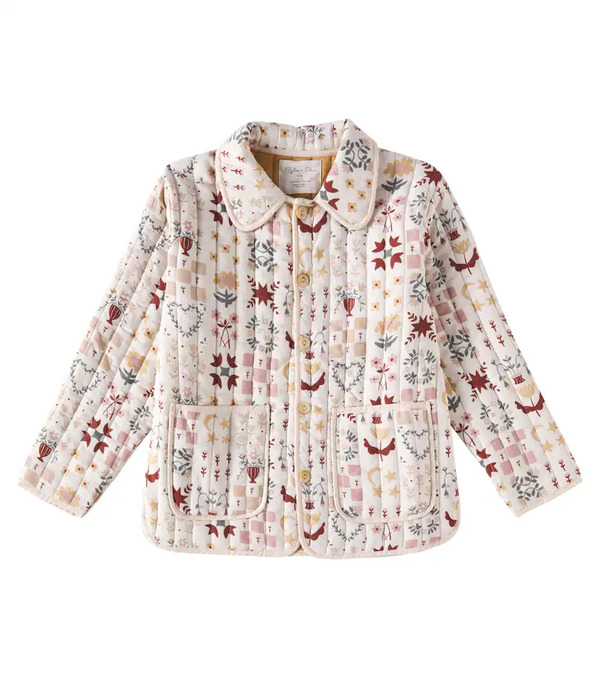  Rylee + Cru Rylee + Cru Clara Printed Quilted Coat 