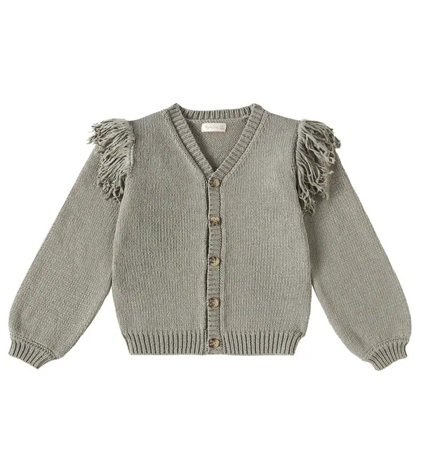  Rylee + Cru Rylee + Cru Fringed Cotton Cardigan 