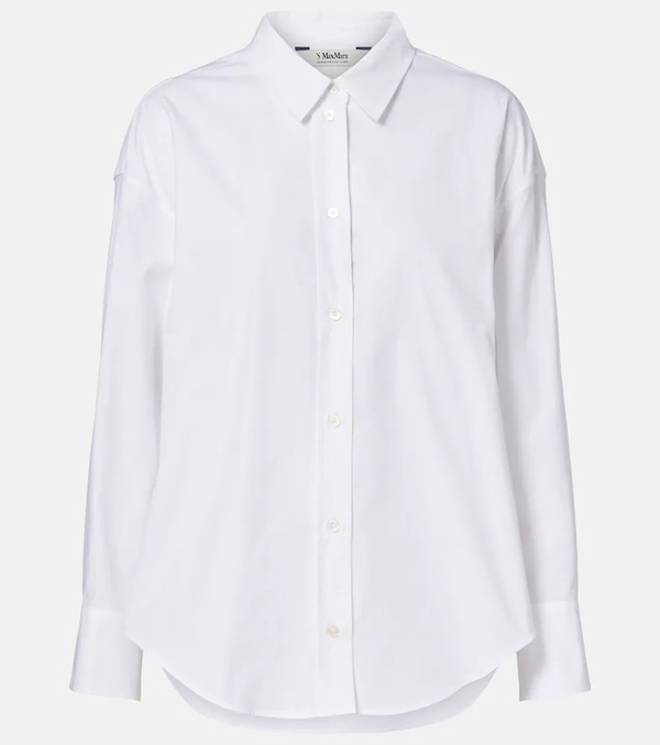  's Max Mara 's Max Mara Adele Cotton Poplin Shirt 