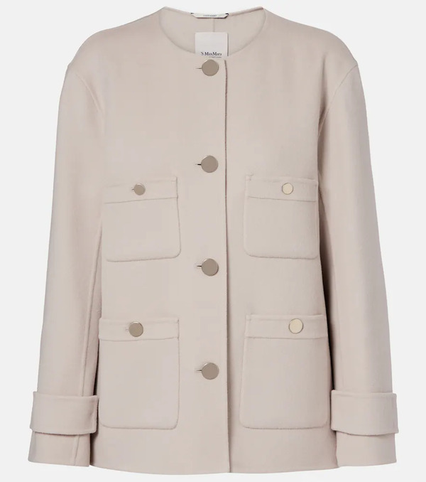  's Max Mara 's Max Mara Alba Virgin Wool Jacket 