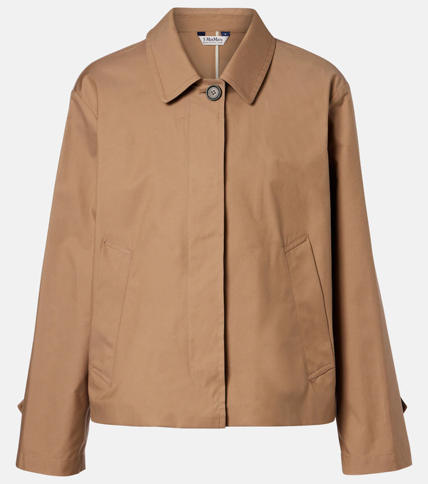  's Max Mara 's Max Mara Bambola Cotton-blend Twill Jacket 