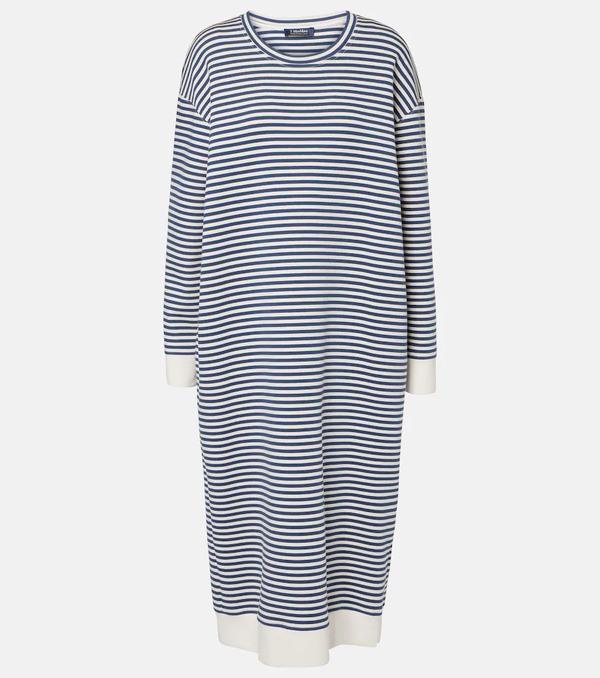  's Max Mara 's Max Mara Calla Striped Jersey Midi Dress 