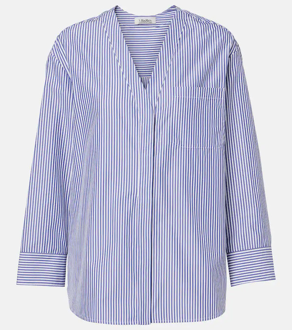  's Max Mara 's Max Mara Chicca Cotton Poplin Shirt 