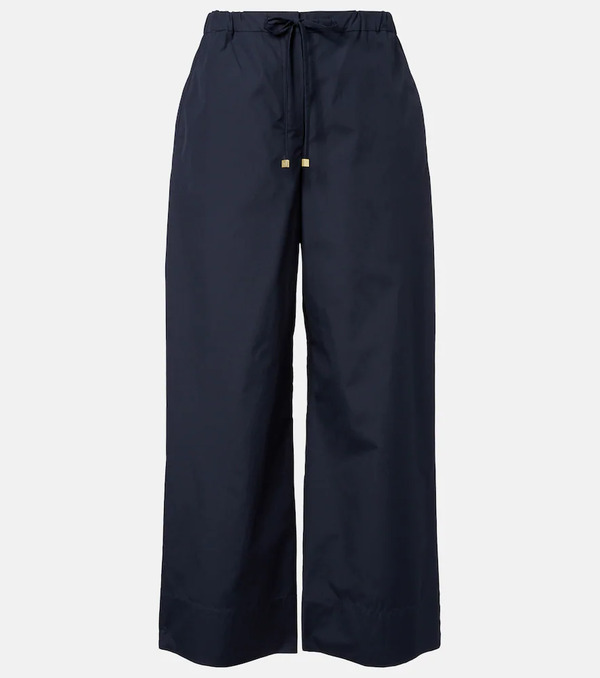  's Max Mara 's Max Mara Cotton Cropped Wide-leg Pants 