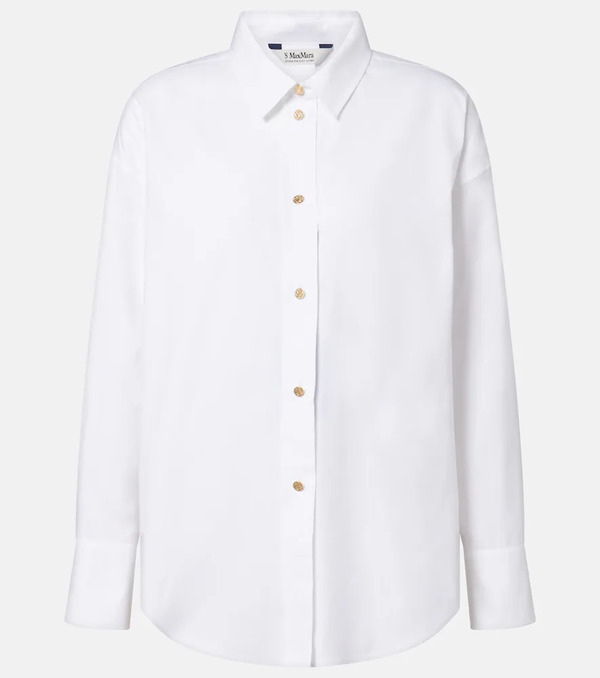  's Max Mara 's Max Mara Cotton Poplin Oxford Shirt 