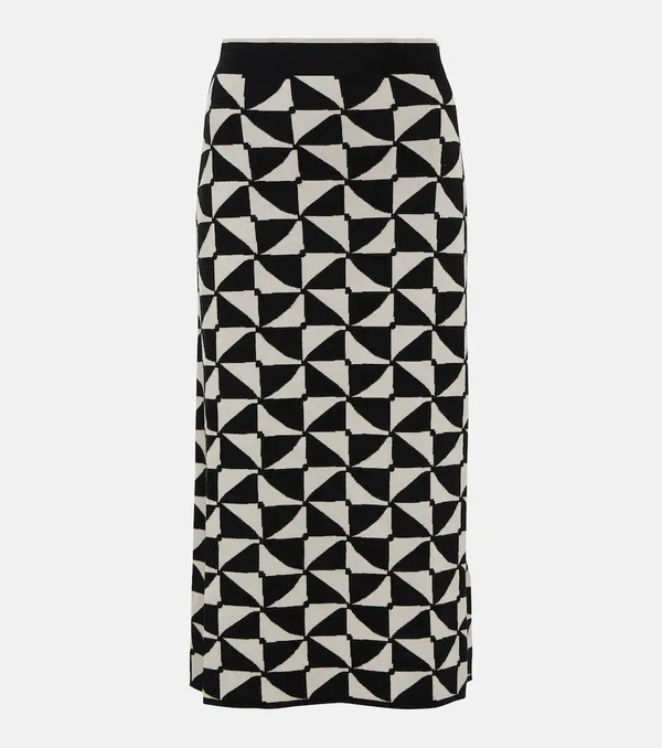 's Max Mara 's Max Mara Enza High-rise Wool Midi Skirt 