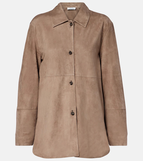  's Max Mara 's Max Mara Estate Suede Overshirt 