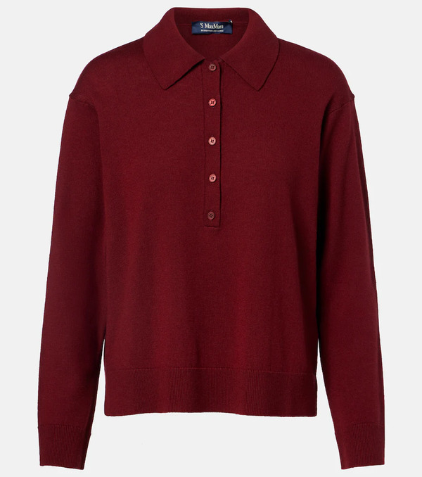  's Max Mara 's Max Mara Frisia Wool Polo Sweater 