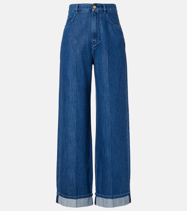  's Max Mara 's Max Mara High-rise Wide-leg Jeans 