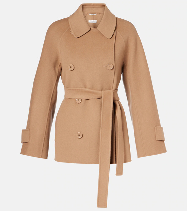  's Max Mara 's Max Mara Louis Virgin Wool Peacoat 